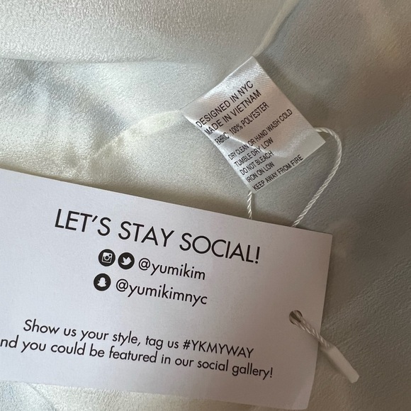 NWT YUMI KIM Tiered Ruffle Getaway Dress in Bluebird Ivory Floral Size XS - Picture 9 of 10